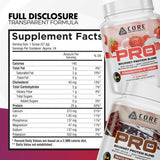 Core Nutritionals textura del polvo cremosa para mezcla sin grumos