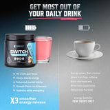 CoreBody Switch etiqueta con lista de ingredientes clave y ventajas claras