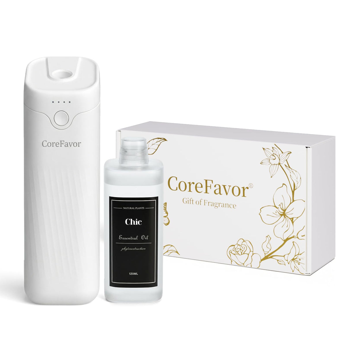 CoreFavor M60 vista frontal mostrando diseño compacto y controles