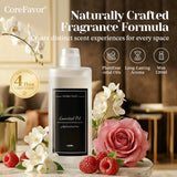 CoreFavor primer plano del líquido para difusor evidenciando pureza