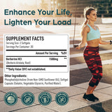 Primer plano de cápsula liposomal de Corpofuerte, beneficio absorción protegida