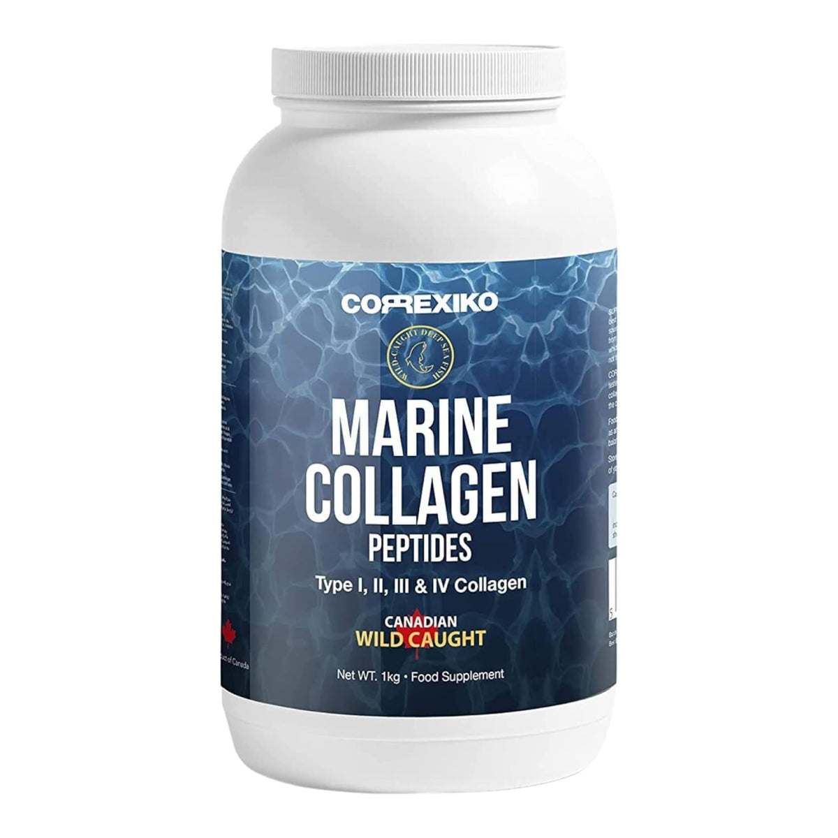CORREXIKO envase frontal del colágeno marino mostrando presentación clara y profesional