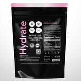 CorVive Hydrate sobre individual abierto listo para mezclar y llevar