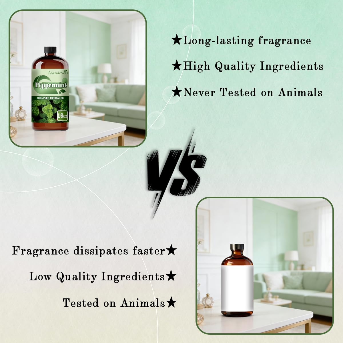 Escena hogareña con CosmicVeil Ocean Breeze creando aroma fresco y acogedor