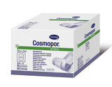 Cosmopor Steril vista frontal del apósito mostrando la adhesión segura y protección