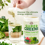 Country Farms batido verde en vaso listo para beber como desayuno rápido