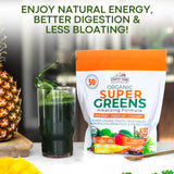 Country Farms etiqueta con lista de 50 ingredientes orgánicos y certificados