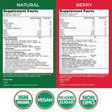 Country Farms textura del polvo verde lista para mezclar con alta concentración de superalimentos