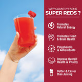 Country Farms añadido a smoothie con frutas para más variedad de fitoquímicos
