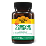 Country Life frasco frontal del Coenzyme B-Complex mostrando diseño y cantidad
