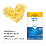 Country Life envase abierto con softgels destacando cantidad por frasco