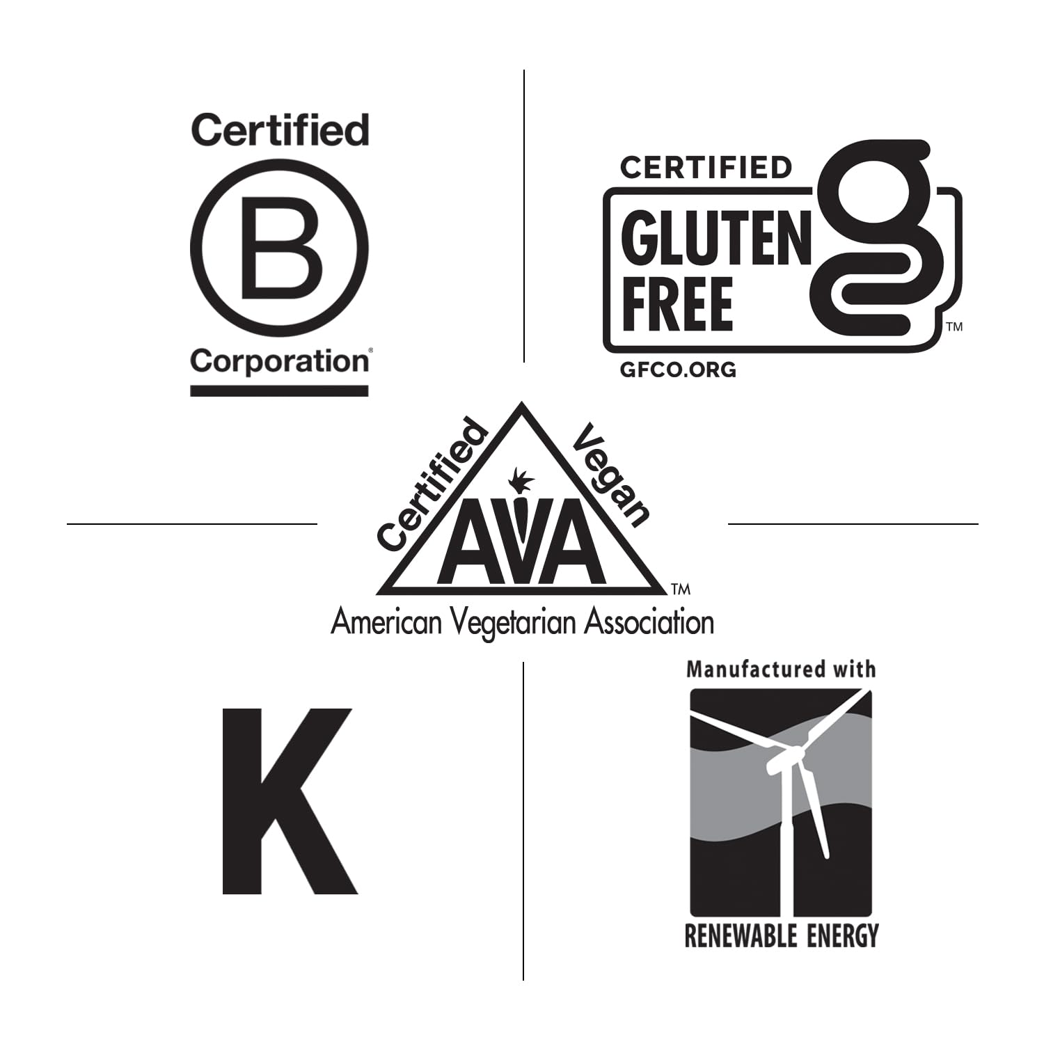 Country Life etiqueta con lista de ingredientes y certificaciones visibles