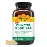 Country Life frasco frontal mostrando etiqueta clara y beneficio de vitaminas B
