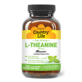 Country Life frente del envase mostrando 60 tabletas masticables y certificaciones
