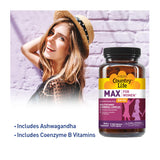 Country Life etiqueta con ingredientes y formas activas de vitaminas B detalladas
