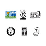Country Life etiqueta con certificados GFCO AVA NSF y beneficio de calidad verificada
