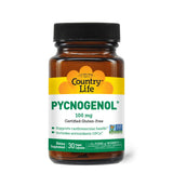 Country Life frasco de Pycnogenol mostrando envase y beneficios claros