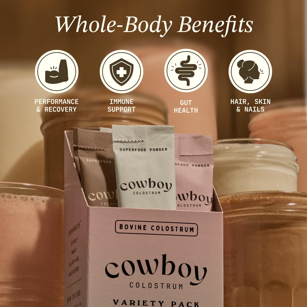 COWBOY COLOSTRUM stick abierto listo para verter y sin derrames, uso práctico