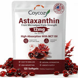 coycozy frasco delantero mostrando 120 softgels y etiqueta clara