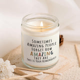 Craftique etiqueta con "You're Amazing", comunica apoyo emocional inmediato