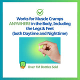 Cramp Defense cápsulas en primer plano para ver textura y calidad