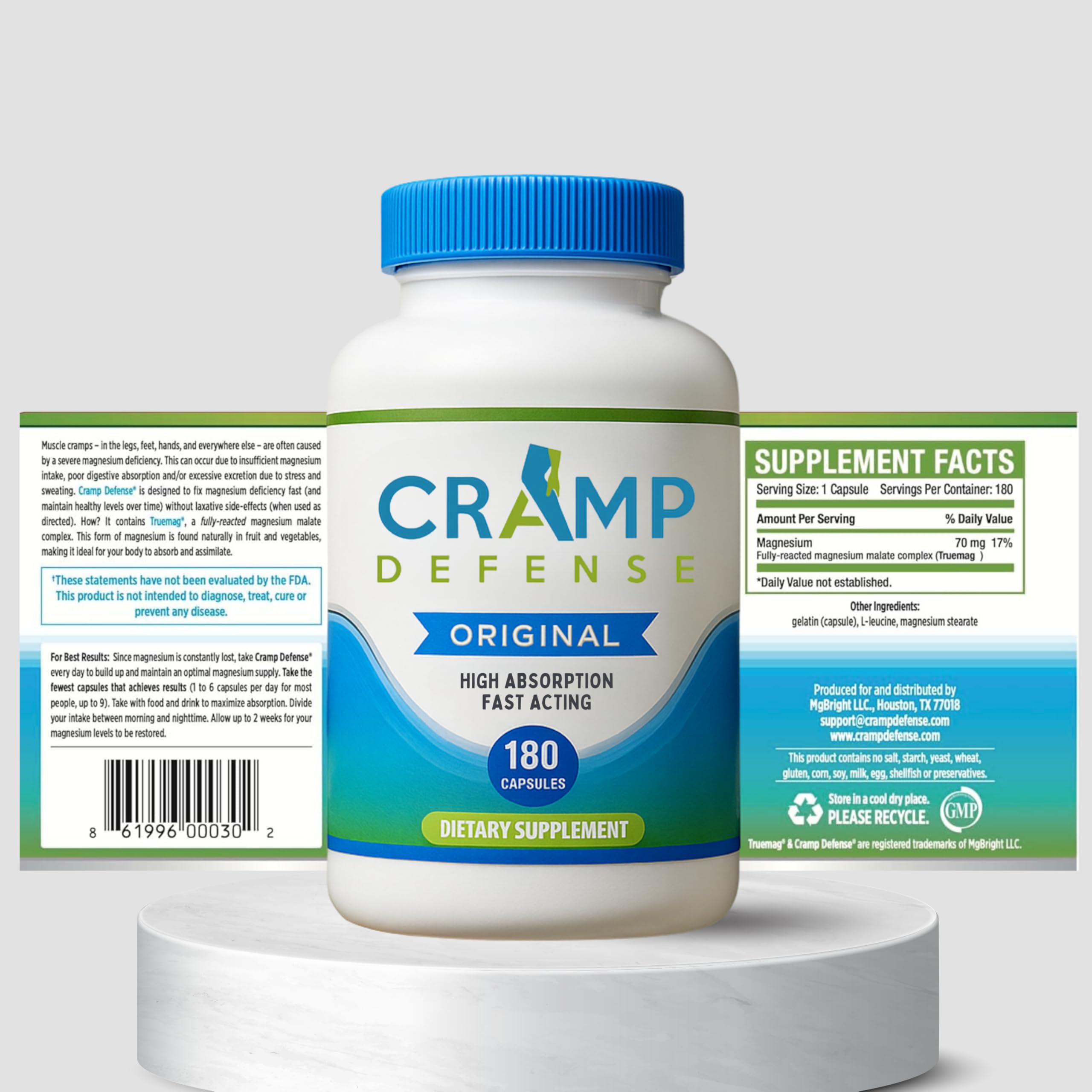 Cramp Defense suministro en mesa de cocina para planificación mensual