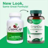 CranCap etiqueta con lista de ingredientes y 36 mg PAC para transparencia