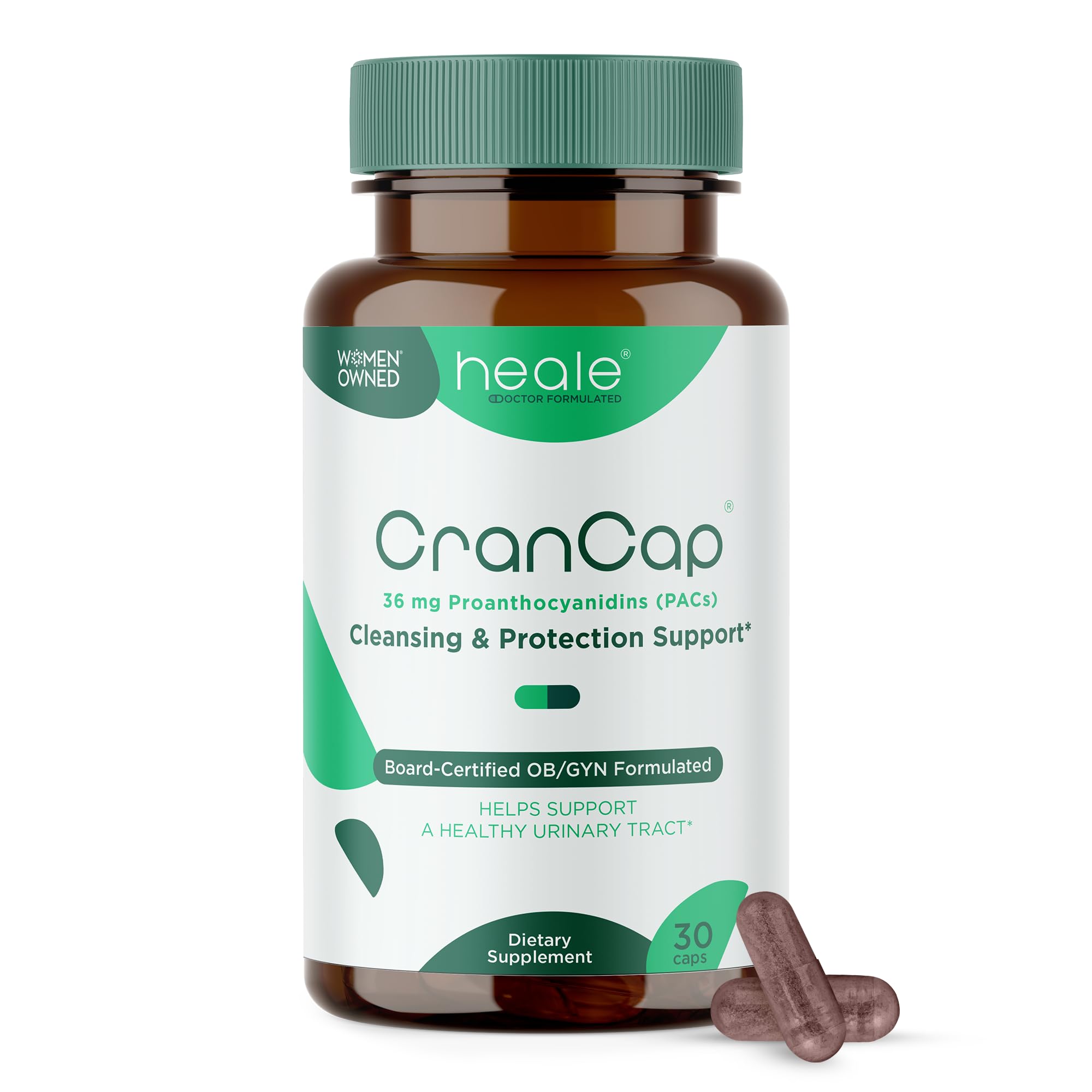 CranCap frente del empaque mostrando diseño y beneficios claros