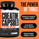Crazy Muscle primer plano de cápsulas que destaca su textura y facilidad para tragar