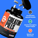Crazy Muscle tabletas en mano facilitando dosis portátil y práctica