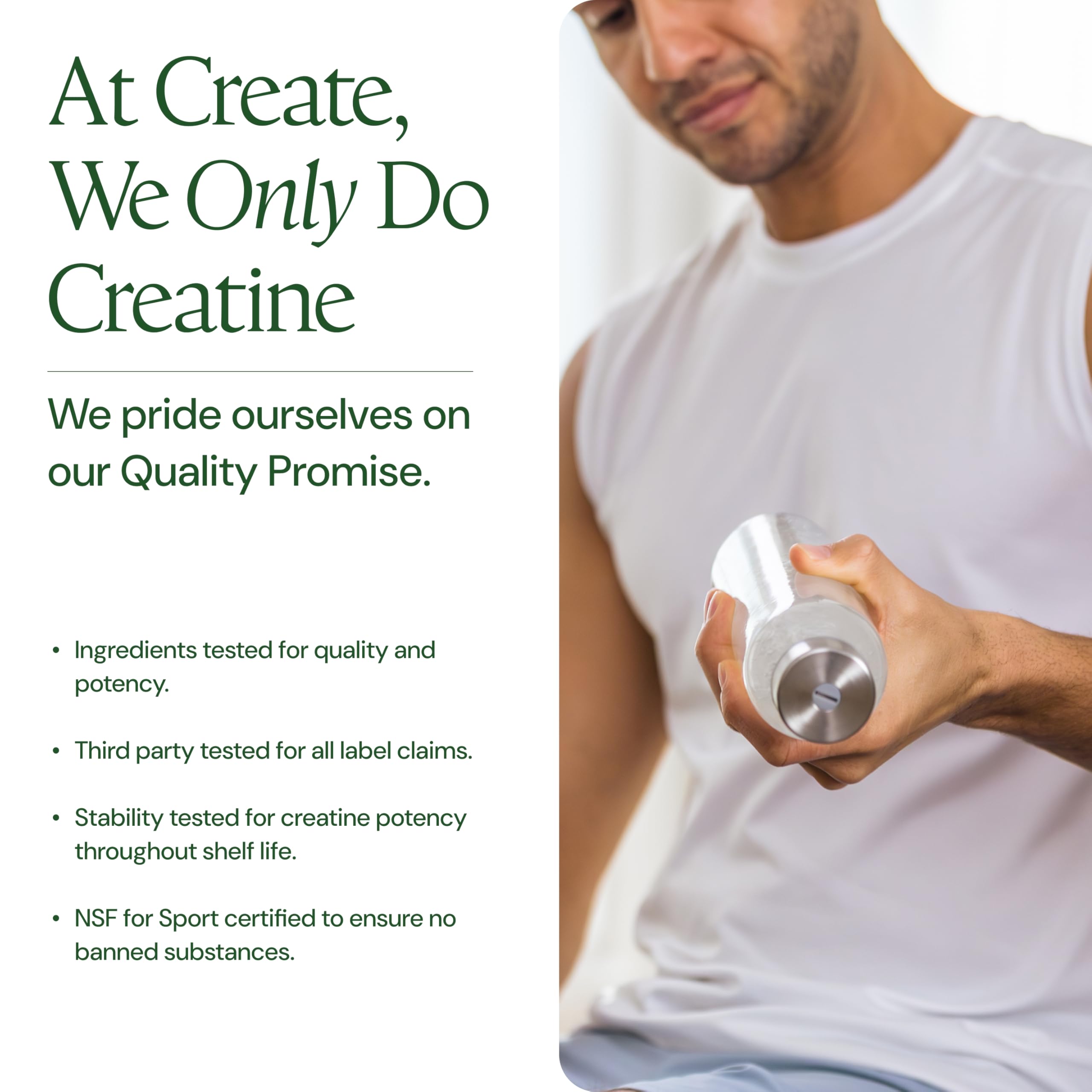Create creatine: sobre dentro de una mochila, ideal para transporte y viaje