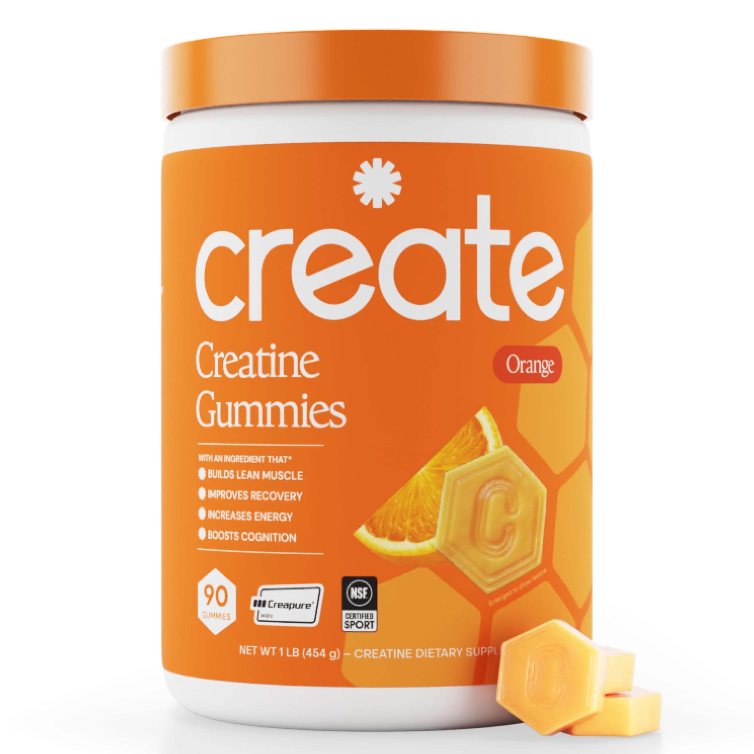 Create gomitas frente del empaque mostrando conveniencia