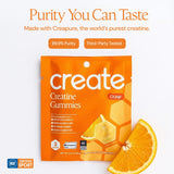 Create persona tomando gummy en gimnasio para uso antes del entrenamiento