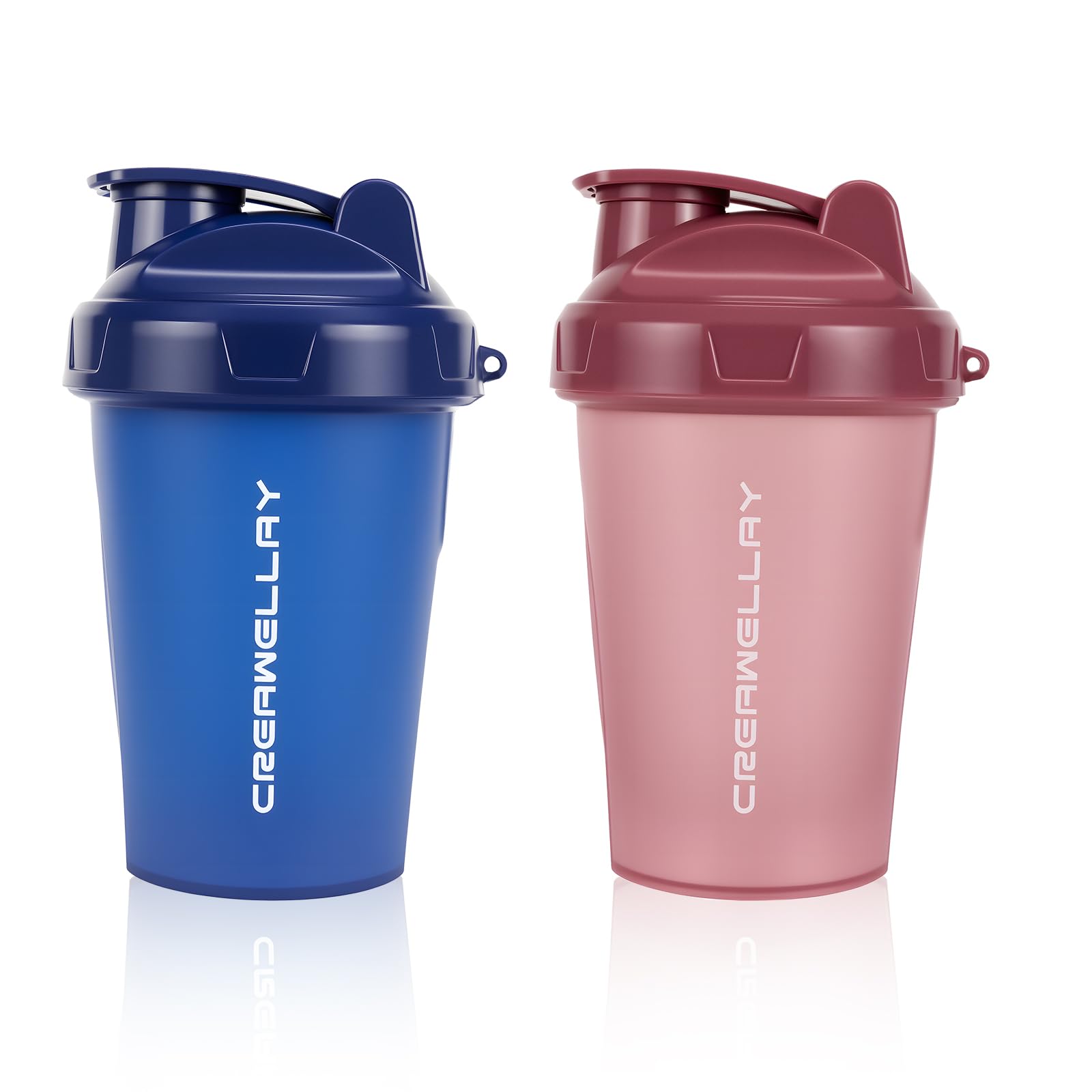 CREAWELLAY frente del pack de dos botellas, práctico para entrenar