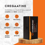 CreGAAtine sobre individual naranja listo para llevar y tomar fácil y limpio
