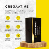 CreGAAtine polvo micronizado primer plano, solubilidad mejorada