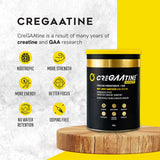 CreGAAtine polvo micronizado en primer plano para mezcla rápida