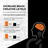 Polvo micronizado CreGAAtine mostrando textura fina para rápida disolución