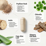 CRYSTAL PEAKS NUTRITION detalle de etiqueta con lista de ingredientes naturales
