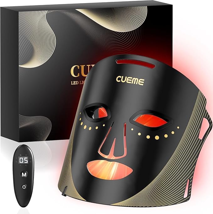 CUEME máscara frontal mostrando ajuste ergonómico y beneficio de cobertura completa