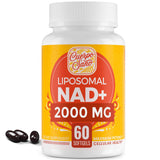 Cuerpo Sano envase frontal NAD 2000 mg mostrando alta potencia
