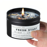 CULACEE vela Fresh Start frente del frasco, estética y calma