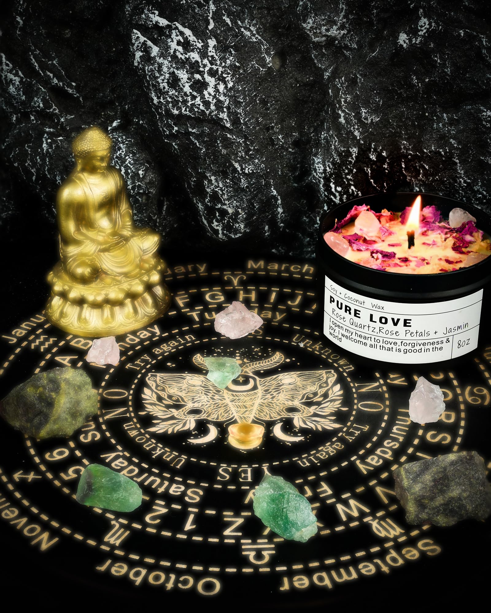 CULACEE vela encendida creando ambiente y difusión aromática