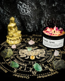 CULACEE vela encendida creando ambiente y difusión aromática