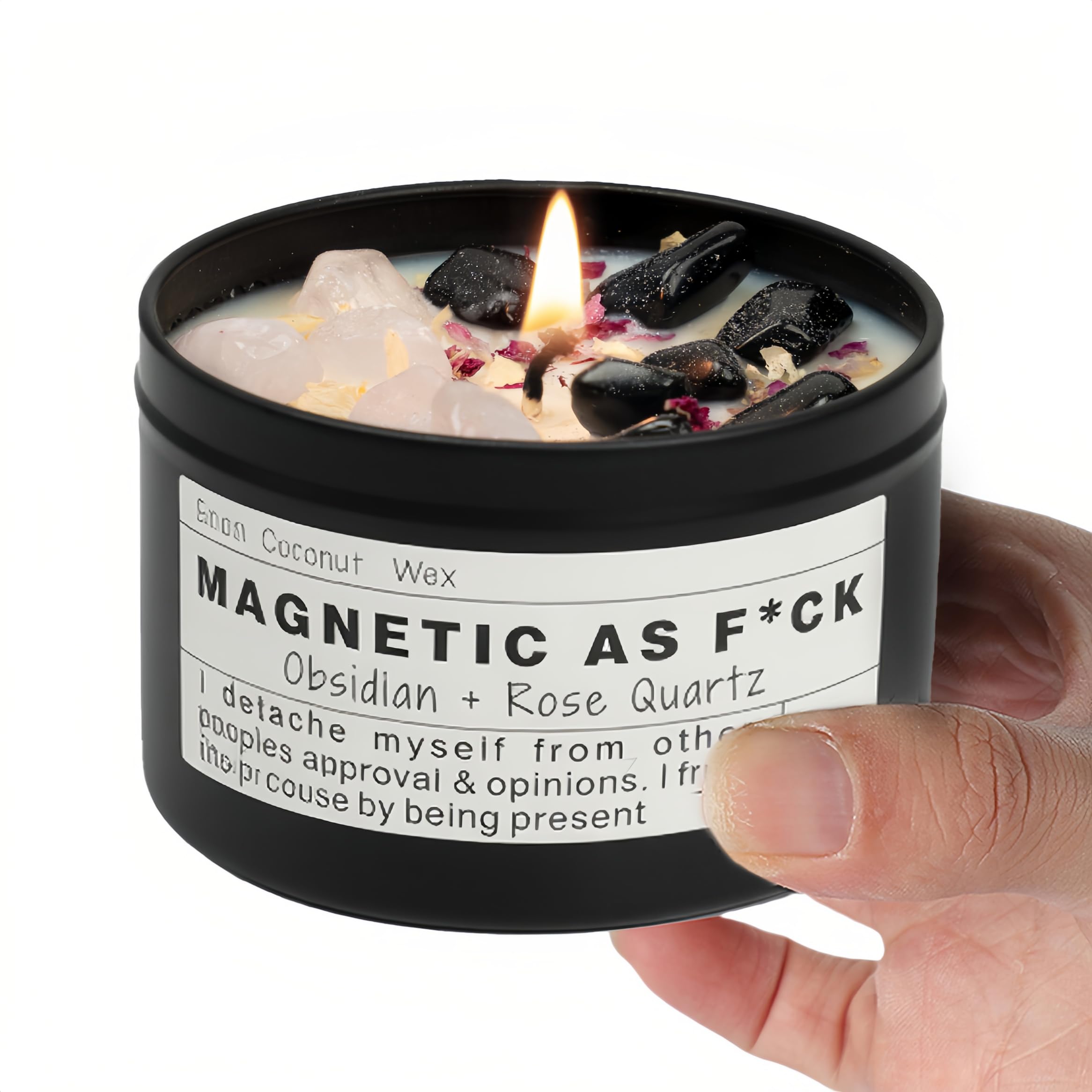 CULACEE vela en lata 8oz vista frontal, perfecta para rituales y ambiente