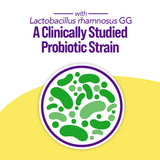 Culturelle cápsula abierta mostrando polvo de omega‑3 protegido