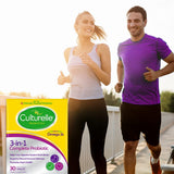 Culturelle frasco con cápsulas listas para uso diario y almacenamiento seguro