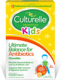 Culturelle envase frontal de masticables para niños, apoyo digestivo durante antibióticos