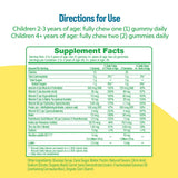 Culturelle etiqueta con lista de ingredientes, vitaminas y notas de alérgenos