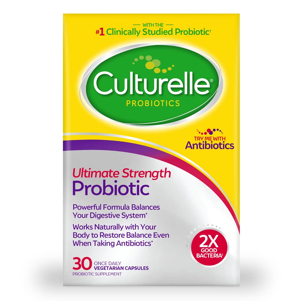 Culturelle frente del envase con información clara y beneficios digestivos